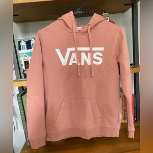 Classic Vans pullover hoodie with front pocket, hoodie ties size xs